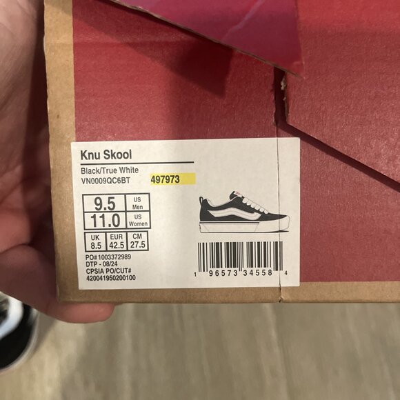 Vans KNU SKOOL Men Women Casual Skate Unisex Sneaker Shoes VN0009QC6BT NEW - Picture 6 of 6